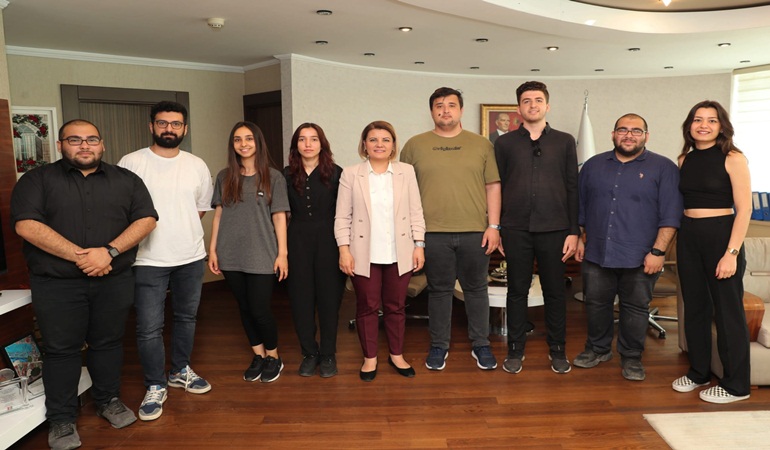 Başkan Hürriyet, IEEE KOÜ Öğrenci Kulübü’nü ağırladı 