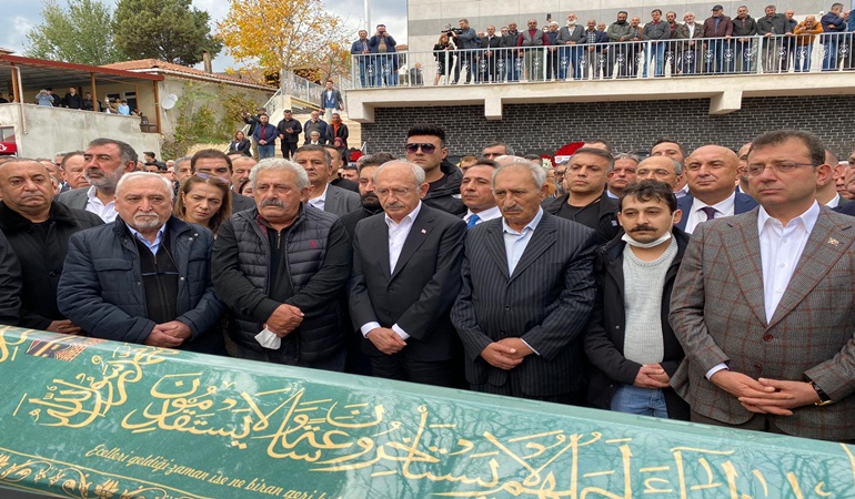 Başkan Hürriyet Kılıçdaroğlu’nu acı gününde yalnız bırakmadı