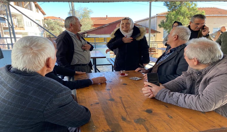 Başkan Hürriyet, Tavşantepe’de cami cemaatiyle buluştu