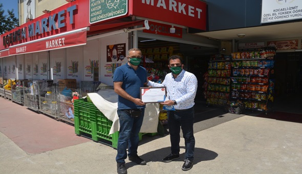 Başkan Hürriyet’ten marketlere, Dayanışma Kampanyası teşekkürü 