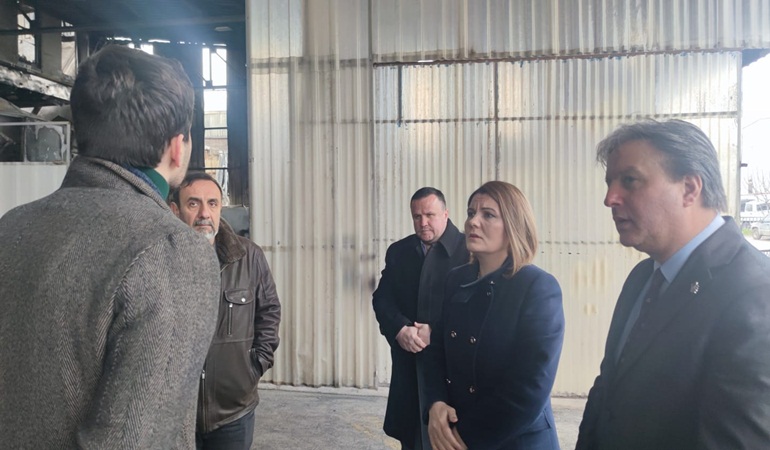 Başkan Hürriyet’ten, Özel Ekin Oto’ya geçmiş olsun ziyareti