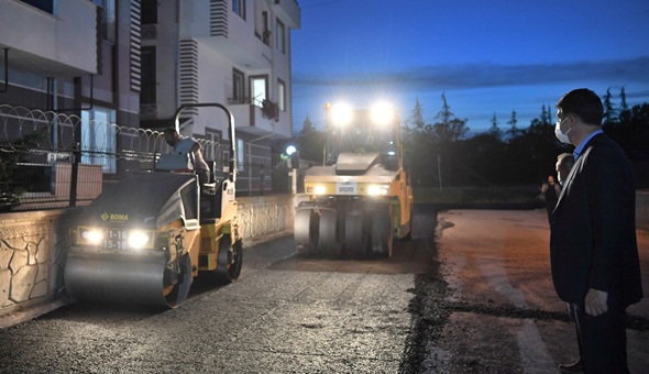 Başkan Kocaman’dan sahur mesaisi