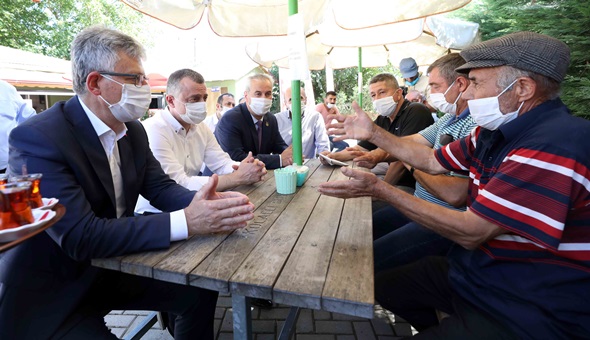 Başkan köy köy gezdi, Ayasofya'yı anlattı