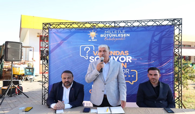Başkan Ömeroğlu, TOKİ konutlarında vatandaşların sorularını yanıtladı