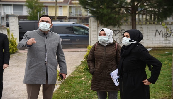 Başkan Özlü’den çalışmalara yakın takip