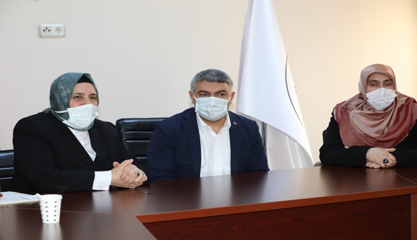 Başkan Şayir, AKP’li kadınları ağırladı