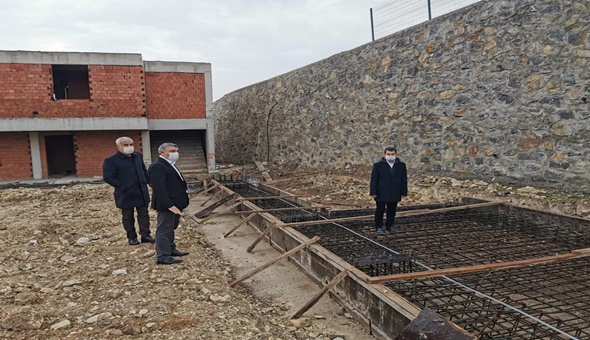 Başkan Şayir, çalışmaları denetledi