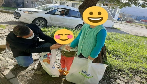 Başkan Şayir'den kalpleri yumuşatan davranış