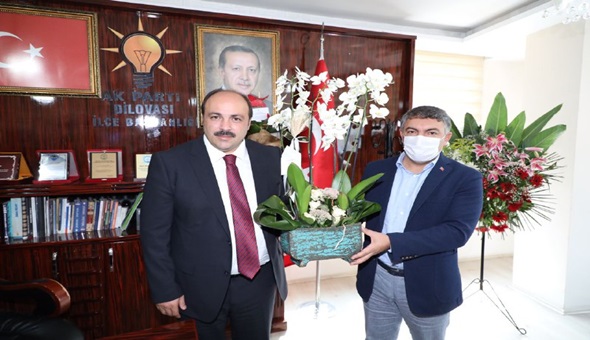 Başkan Şayir'den Yıldırım'a hayırlı olsun ziyareti