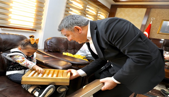 Başkan Şayir’e ziyaretçi akını