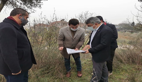 Başkan Şayir, projeyi yerinde inceledi