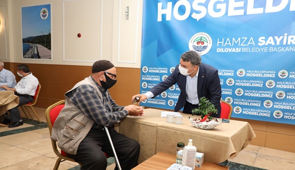 Başkan Şayir, vatandaşı dinliyor! 