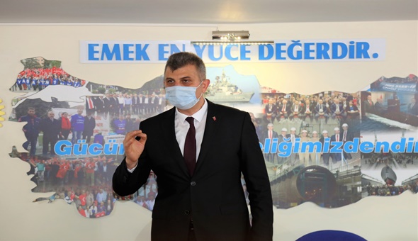 Başkan Sezer Harb-İş Sendikası’nda projeleri anlattı