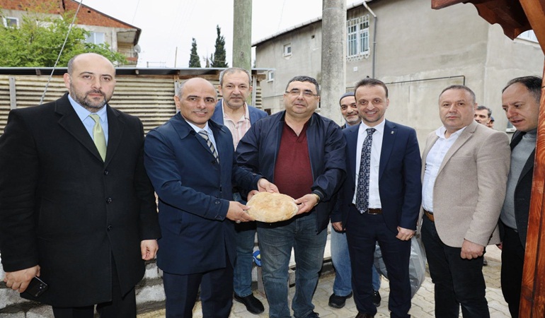 Başkan Söğüt’e doğalgaz teşekkürü