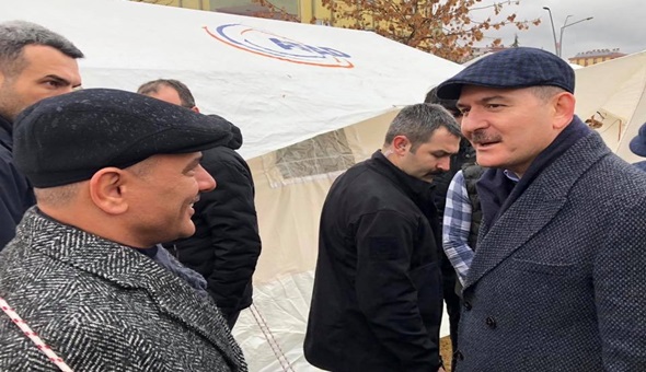 Başkan Söğüt Elazığ’da Bakanlarla birlikte inceleme yaptı