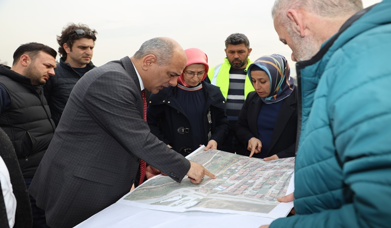 Başkan Söğüt, Kaşkaldere projesini inceledi