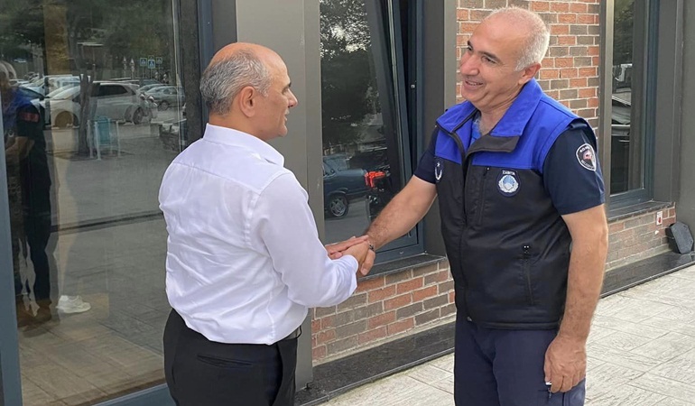 Başkan Söğüt, Körfez zabıtasıyla bir araya geldi    