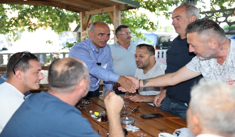 Başkan Söğüt köy köy gezdi