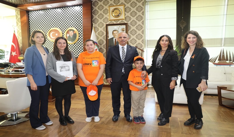 Başkan Söğüt’ün özel misafirleri vardı