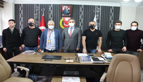 Başkan Turan’dan medya evine ziyaret