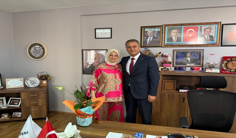Başkan vekili Lütfü Obuz iki mahalle muhtarını ziyaret etti
