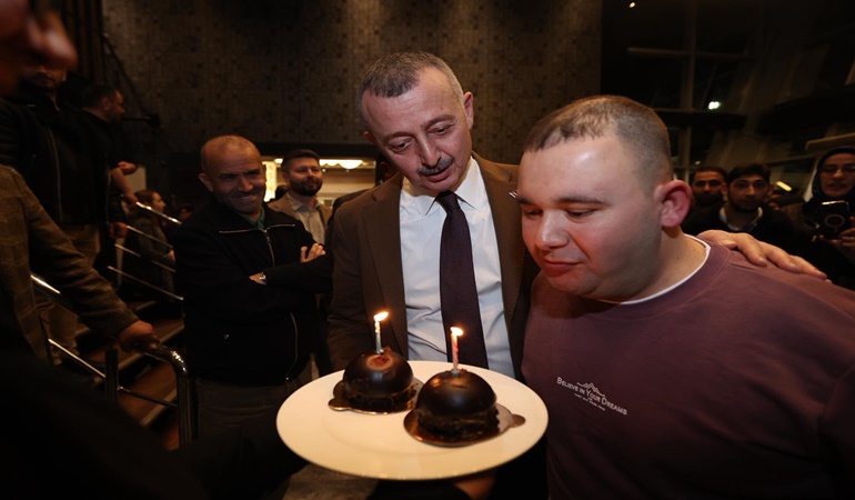 Başkandan Arif’e sürpriz!