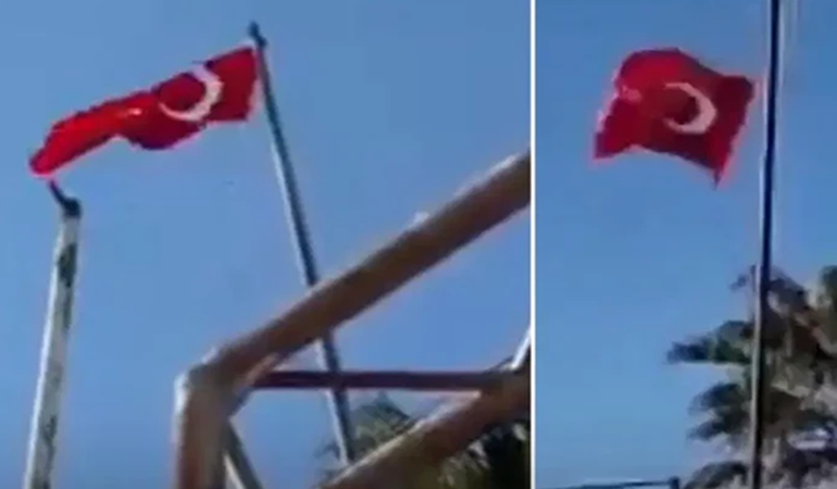 Bayrağımıza saldırmışlardı, 35 kişi tutuklandı