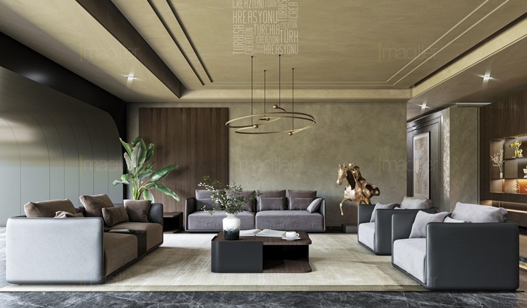 Belediyeye alınan mobilyaları başkan evine götürmüş