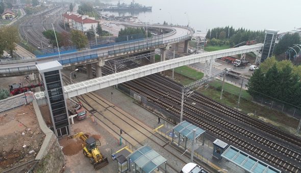 Bilim Merkezi üstgeçidi gün sayıyor