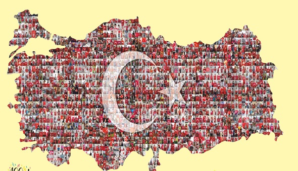 Binlerce fotoğrafla Türkiye haritası oluşturuldu