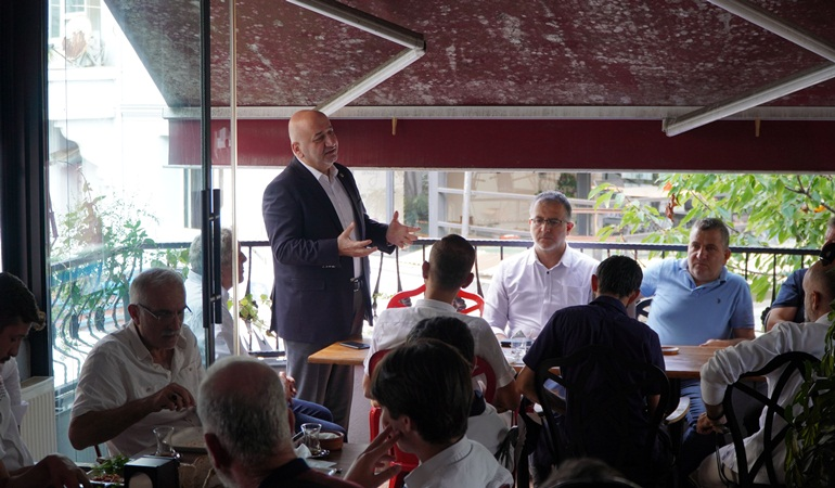 Bitmez, Kandıra’da STK ve oda başkanları ile bir araya geldi