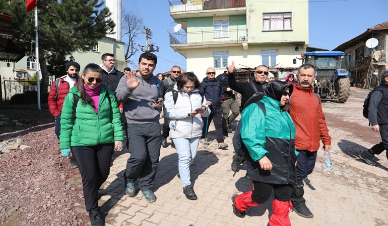 Bizim Köy Doğa Yürüyüşü bu hafta Nebihoca Köyü’nde gerçekleştirildi