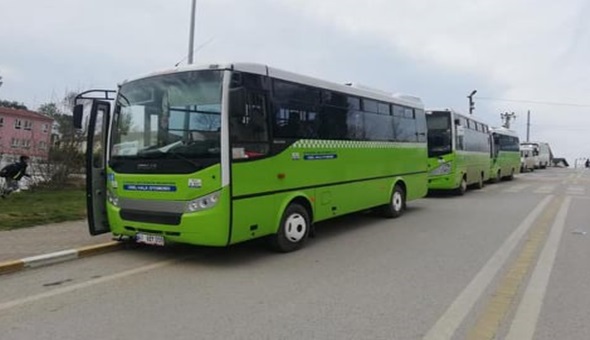 Bu minibüs nasıl sefere çıkıyor Tahir Başkan?