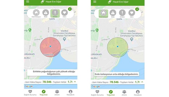 Bu programı indir bölgendeki corona riskini gör!