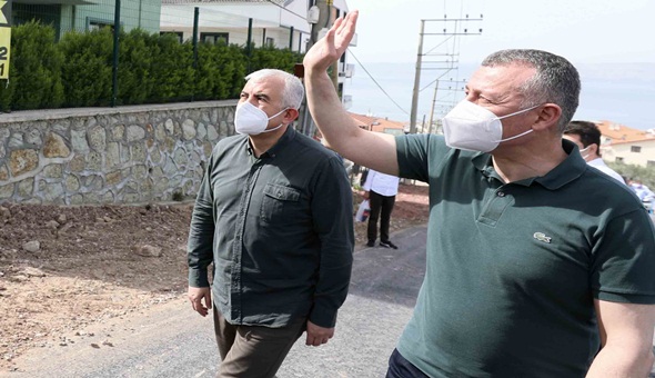 Büyükakın’a balkonlardan proje teşekkürü