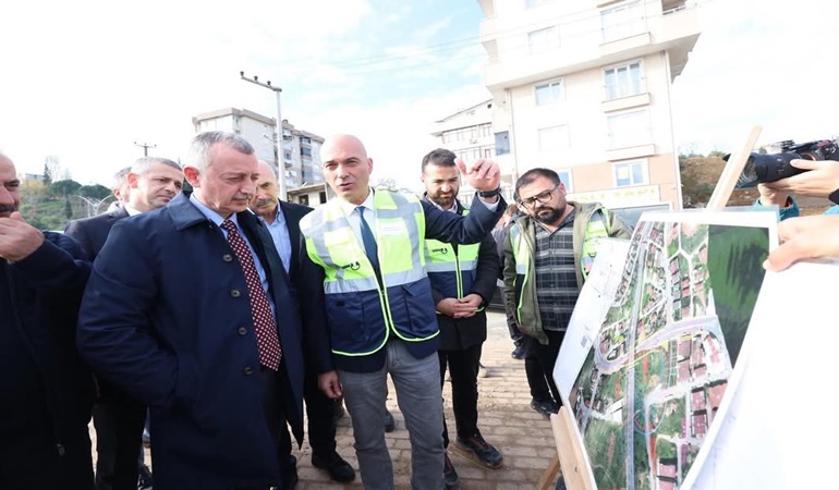 Büyükakın, Gebze Eskihisar Kavşağı'nda o projeyi yerinde inceledi