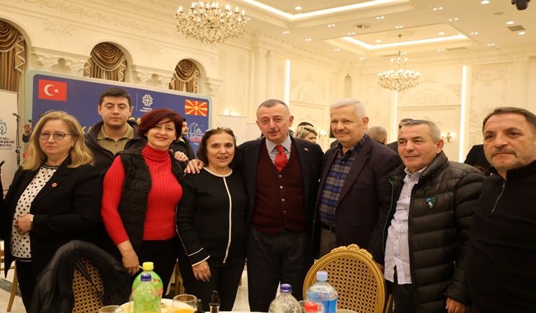 Büyükakın, iftarda bu sefer Kuzey Makedonya’daydı