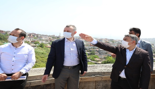 Büyükakın ve Şayir, projeleri denetledi  