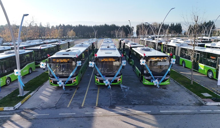 Büyükşehir, 68 yeni otobüs satın aldı