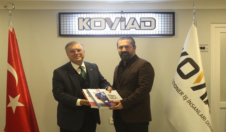 Büyükşehir adayı Prof. Aydal’dan Koviad’a ziyaret 