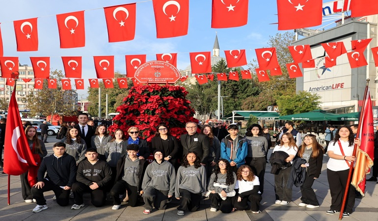 Büyükşehir’den 10 Kasım’da anlamlı çalışma: 1087 Atatürk çiçeği