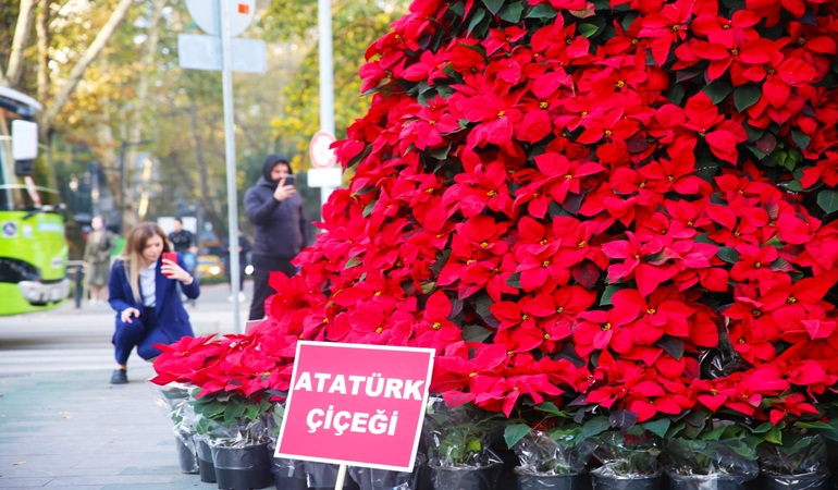 Büyükşehir’den 84. yılda 1084 Atatürk çiçeği