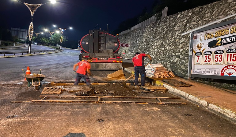Büyükşehir’den İzmit’te yoğun çalışma