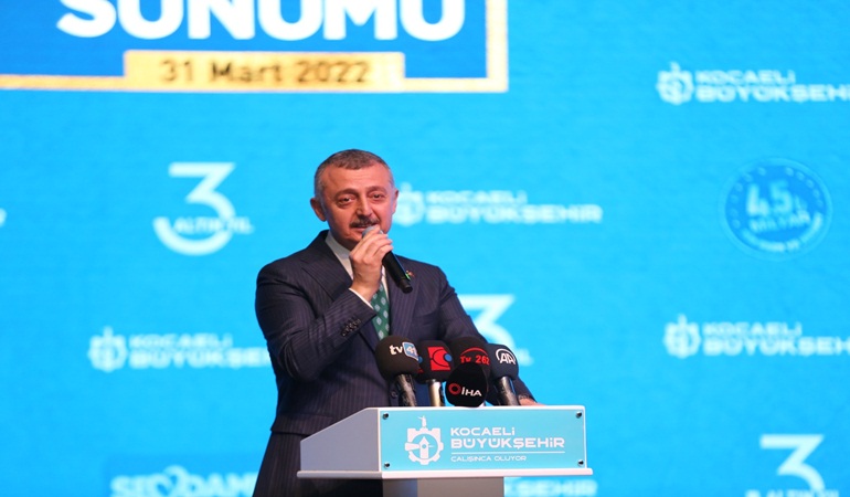 Büyükşehir’den Kocaeli’ye 3 yılda 4,5 milyarlık eser ve hizmet 