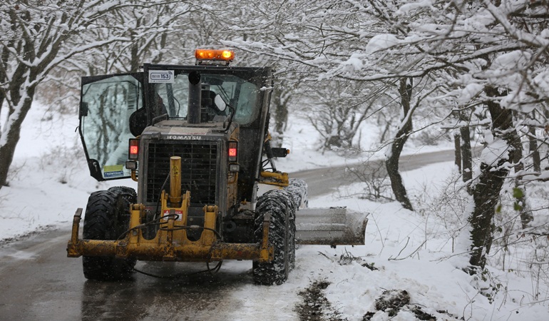 Büyükşehir karla mücadele ekipleri hazır