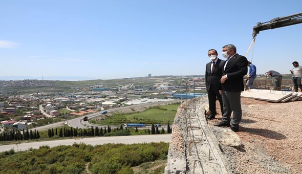 Çakmak ve Şayir, Seyir Terası projesini incelediler