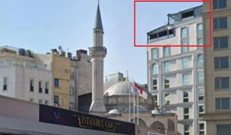 Caminin yanında içkili mekan açan kişi AKP'li çıktı