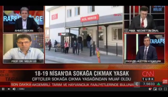 Canlı yayında korkutan tahmin