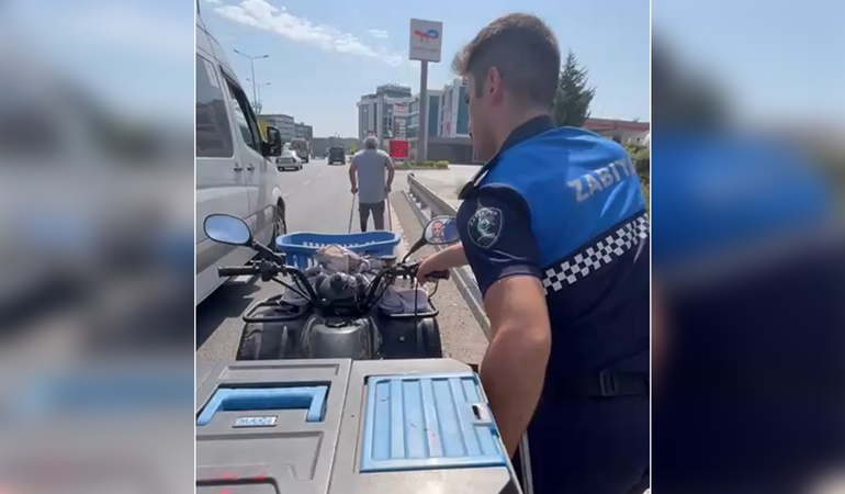 Çayırova’da aracı bozulan engelli vatandaşın imdadına zabıta koştu