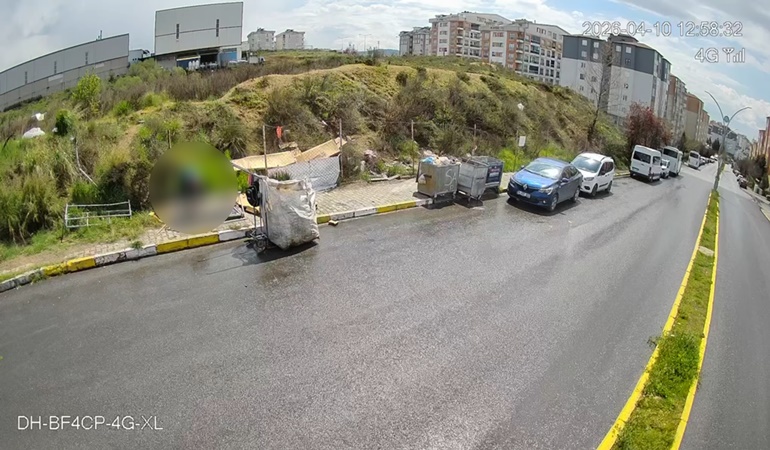 Çayırova’da atık bırakılan noktalara kamera takıldı